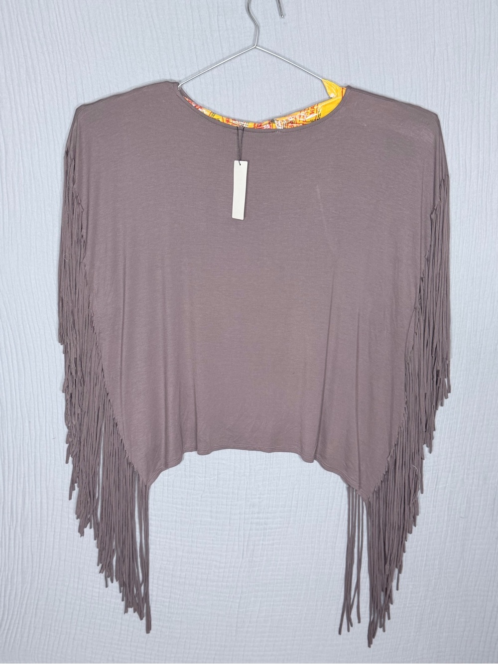 Three Bird Nest The Nest Showstopper Fringe Top NWT Boho Western Medium - Picture 5 of 9